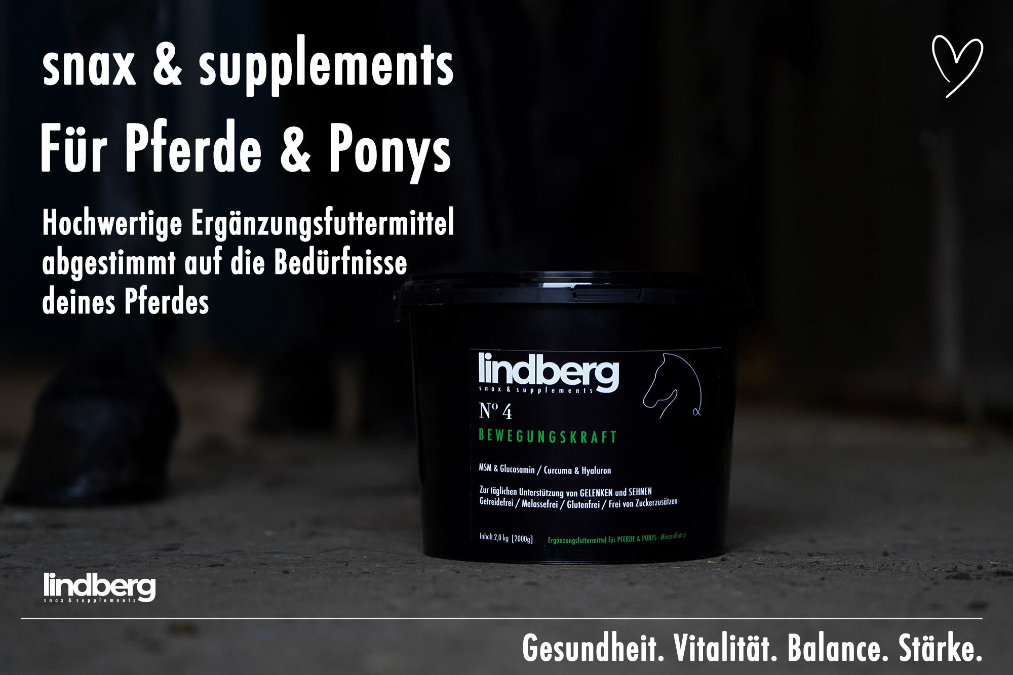 Lindberg Equestrian supplements und Snacks für Pferde und Ponys